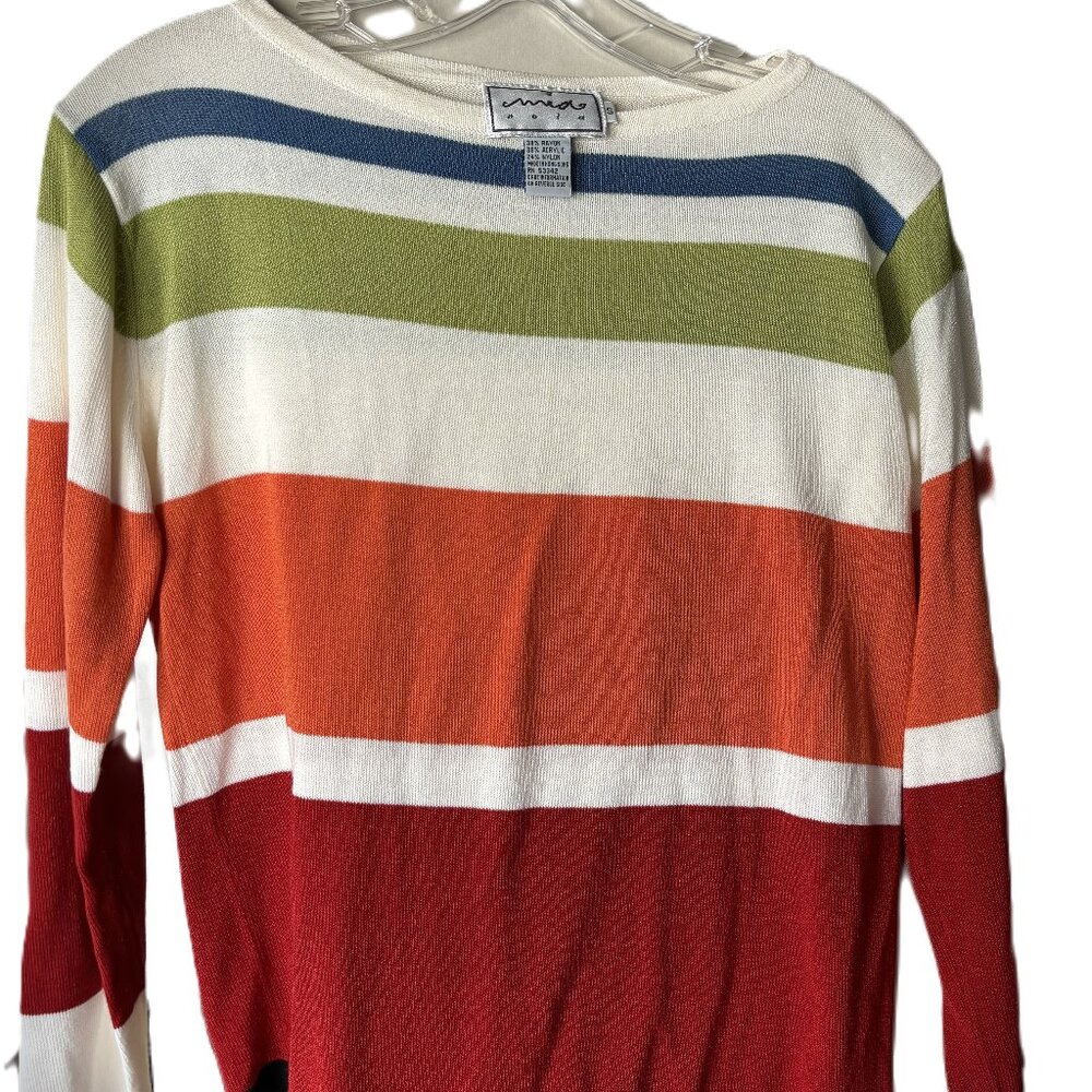 striped acrylic sweater